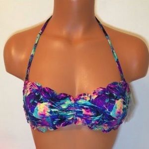 PINK Victoria’s Secret Scalloped Bandeau Swim top